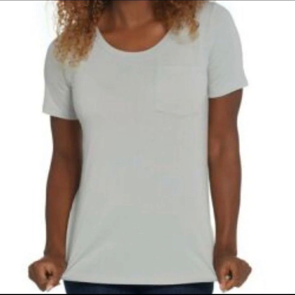 Elizabeth& Clarke Stain-Repellent Scoop-Neck T-Shirt